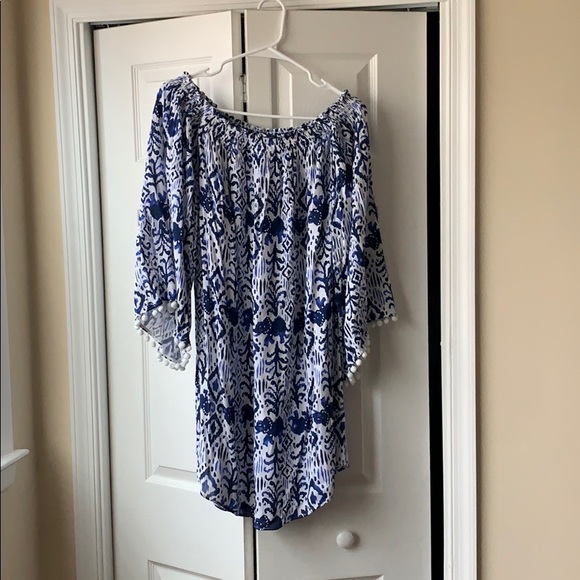 Lilly Pulitzer Dresses & Skirts - Lily Pulitzer off shoulder dress Lilly Pulitzer Dresses & Skirts - Lily Pulitzer off shoulder dress